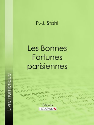 cover image of Les bonnes fortunes parisiennes